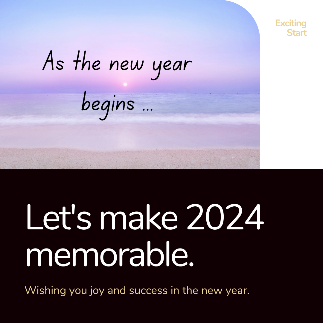 As the new year begins – 2024