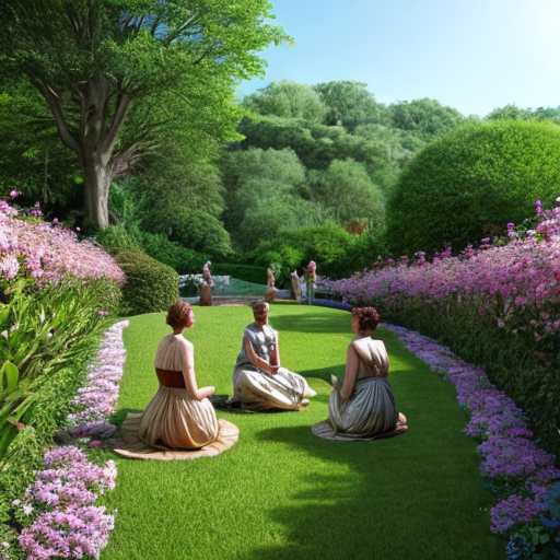 Beautiful Gardens generated by AI